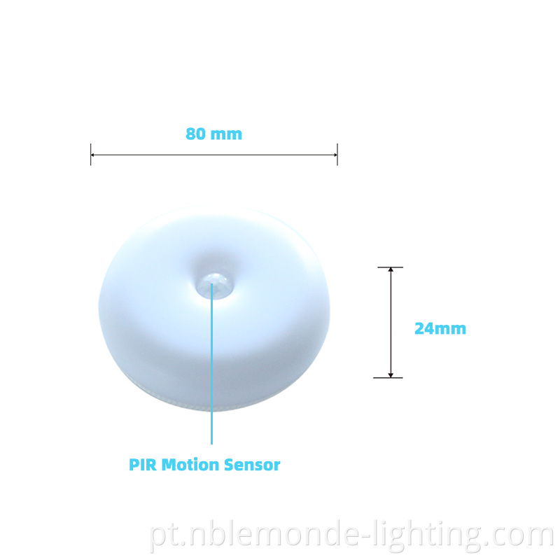 Battery-Powered Youth Room Motion Sensor LED Lamp 